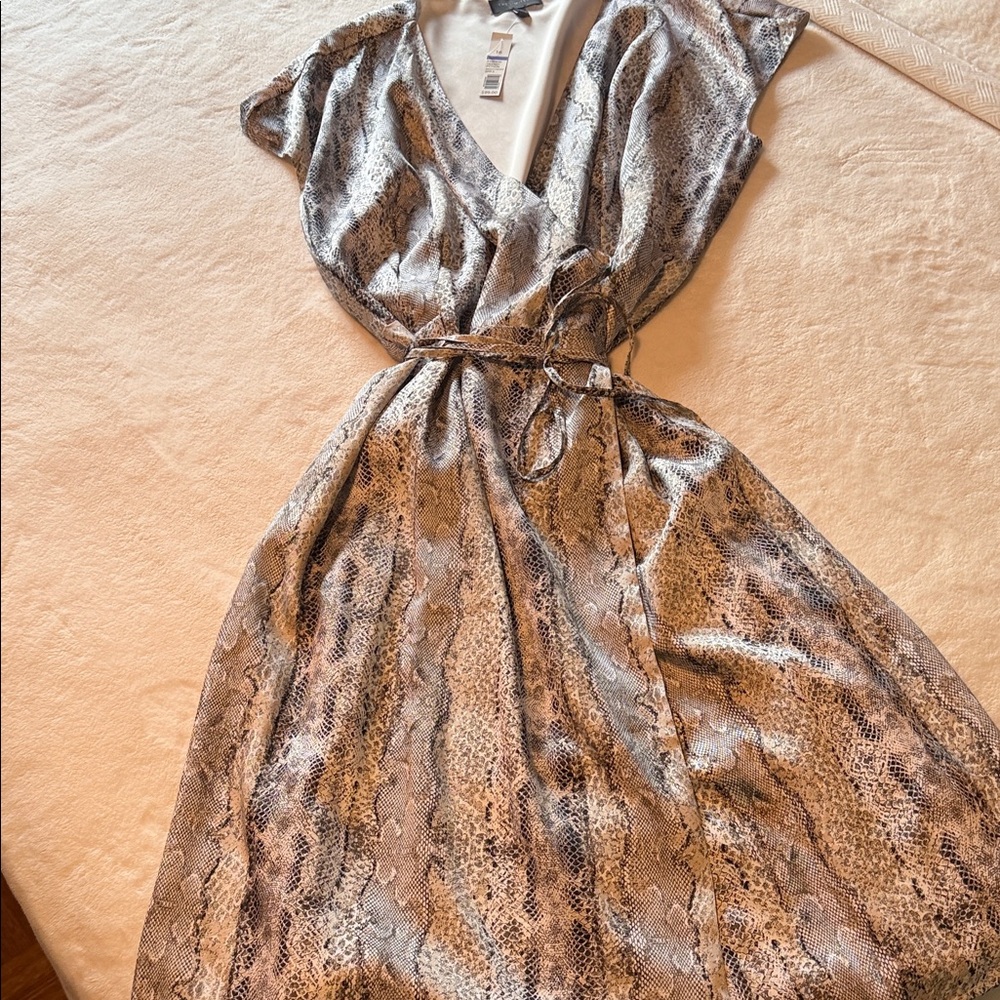 The Limited Snake Pattern Midi Dress